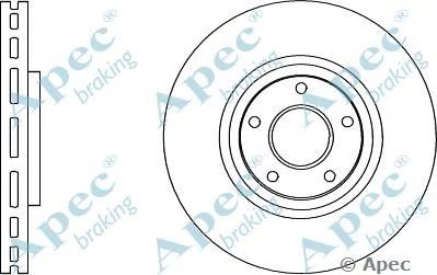 APEC BRAKING dsk2880 -  Тормозной диск